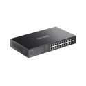 TP-Link Switch easy managed Layer2 20 Port &bull 18x 1GbE &bull 16x PoE af &bull 2x SFP &bull 150W PoE Budget &bull Fanless &b -
