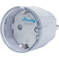 Shelly · Plug & Play "Plug PM Gen3 White" · Smarter Energiezähler · Messfunktion · WLAN · BT · weiß - 251290 - 1