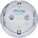Shelly - Plug & Play "Plug PM Gen3 White" - Smart energy meter - Measuring function - WLAN - BT - white - 251290 - 2