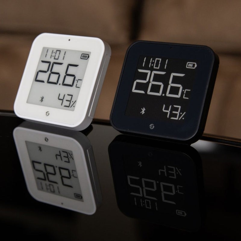 Shelly - Plug & Play - "Blu ZB H&T Black" - Temperature & humidity sensor - Bluetooth - Zigbee - Battery - Black - 252279 - 6