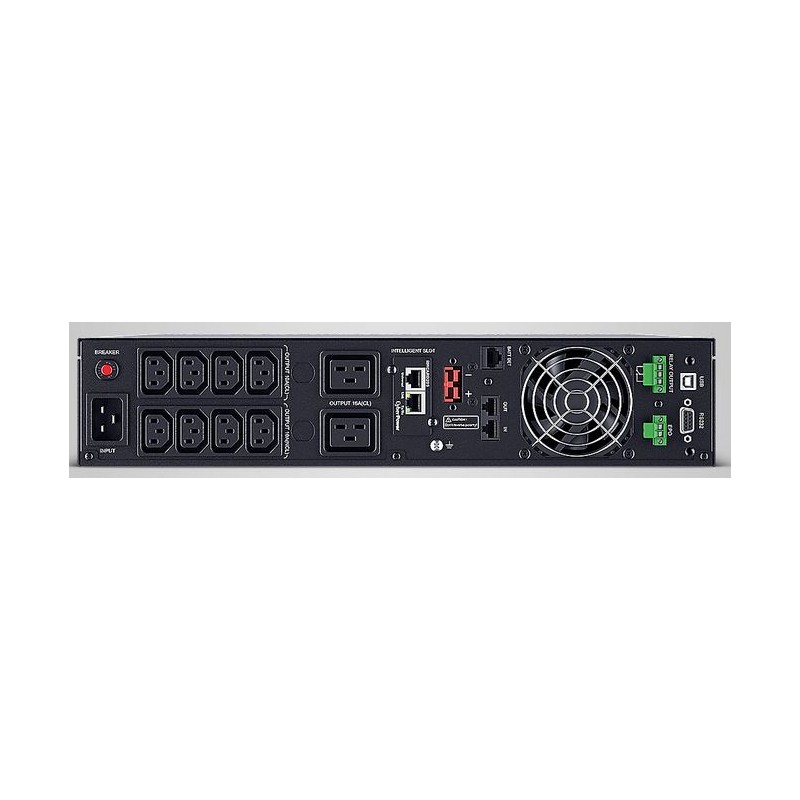 CyberPower USV, OLS Tower/19"-Serie, 3000VA/2700W, 2HE, On-Line, LCD, USB/RS232, incl. SNMP-Karte eingebaut(RMCARD205), - 222243