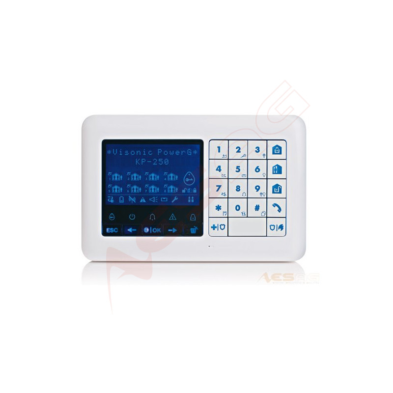 Visonic PowerG LCD wireless keypad