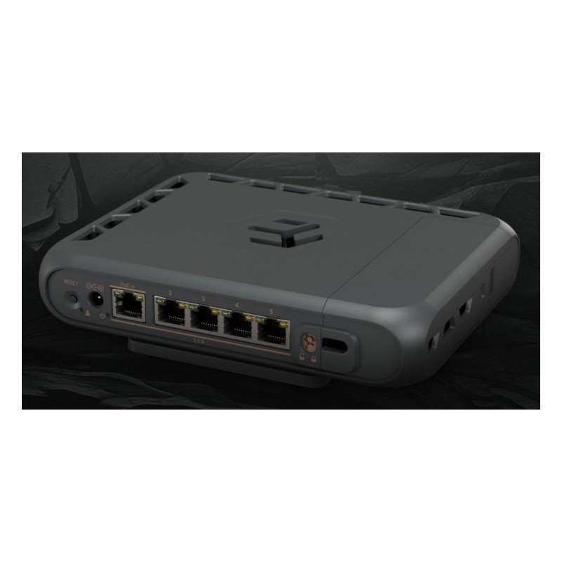MikroTik home BE Access Point MA53UG+HbeH, hAP be³, 2.4/5 GHz BE, 5x 2.5 GB, Desktop/Tower Case - 252443 - 1