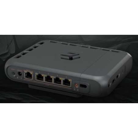 MikroTik home BE Access Point MA53UG+HbeH, hAP be³, 2.4/5 GHz BE, 5x 2.5 GB, Desktop/Tower Case - 252443 - 1