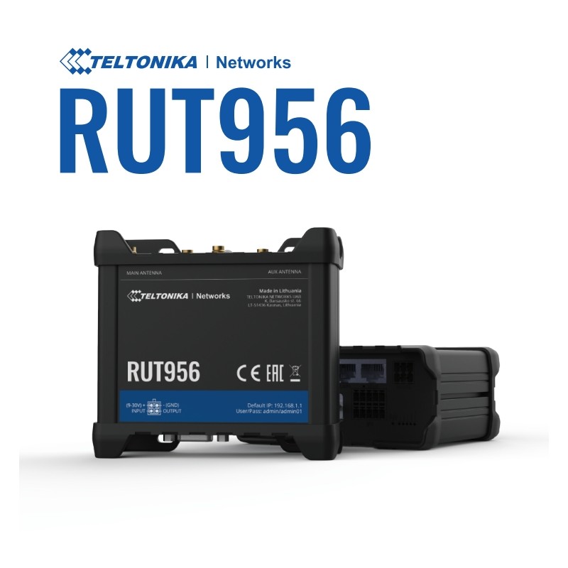 Teltonika · Router · RUT956 · LTE Modem Router/WLAN · eSIM - 252560 - 1