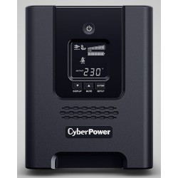 CyberPower USV, PR Tower-Serie, 2200VA/1980W, Line-Interactive, reiner Sinus, LCD, USB/RS232, ext.Runtime, - 252621 - 1
