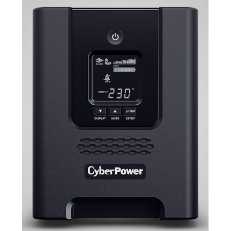 CyberPower UPS, PR Tower series, 2200VA/1980W, line-interactive, pure sine wave, LCD, USB/RS232, ext. runtime, - 252621 - 1