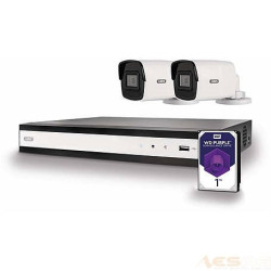 ABUS IP video surveillance complete set 4-channel - Tube