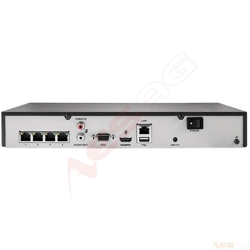 ABUS IP video surveillance complete set 4-channel POE - Tube