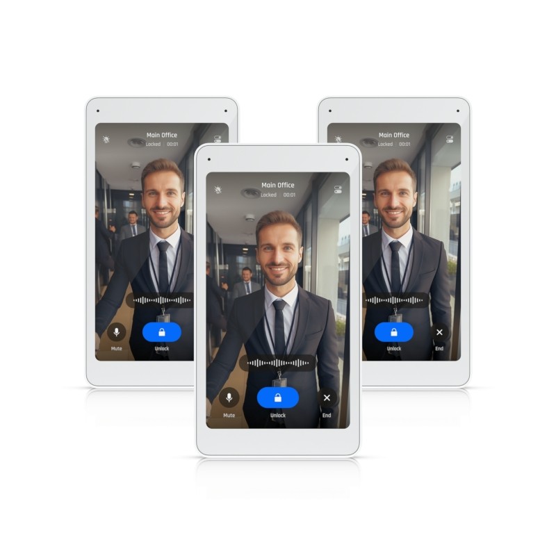 Ubiquiti UniFi Access Intercom Viewer &bull Intercom &bull Indoor &bull 5" Touch Display &bull Pack of 3 &bull UA-Interc - 24019
