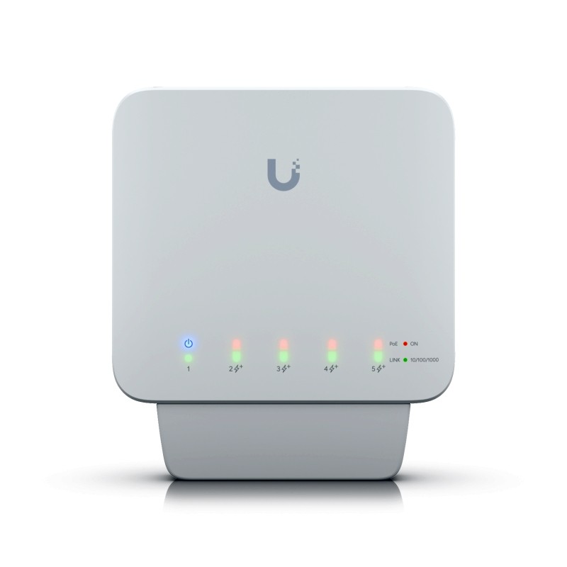 Ubiquiti UniFi Switch Flex / Input 1x POE++ / Output 4x POE+ / up to15W per Port* / USW-Flex - 177181 - 6