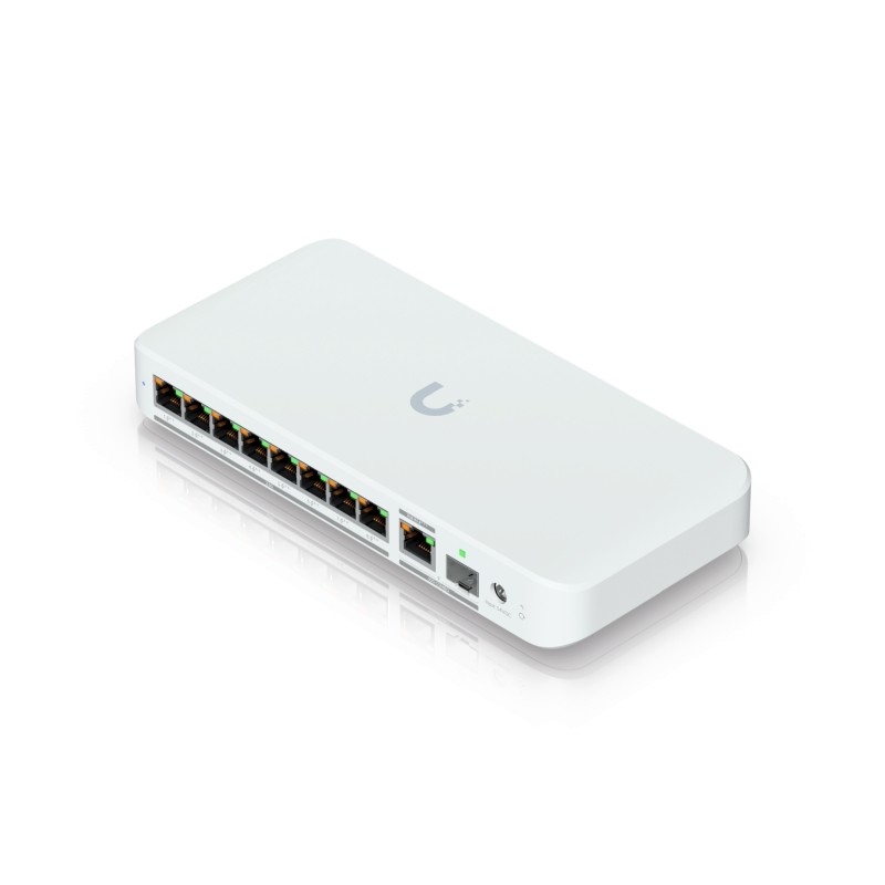 Ubiquiti Switch smart managed Layer2 9 Port &bull 8x 2.5 GbE PoE+ &bull 1x 10 GbE PoE bt In &bull Desktop &bull Fanless &bull - 