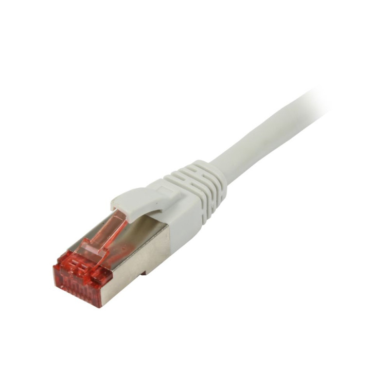 Patchkabel RJ45, CAT6 250Mhz, 0.15m grau, S-STP(S/FTP), LSZH, Synergy 21, - 136637 - 2