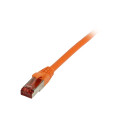 Patchkabel RJ45, CAT6 250Mhz, 0.15m orange, S-STP(S/FTP), LSZH, Synergy 21, - 136640 - 2