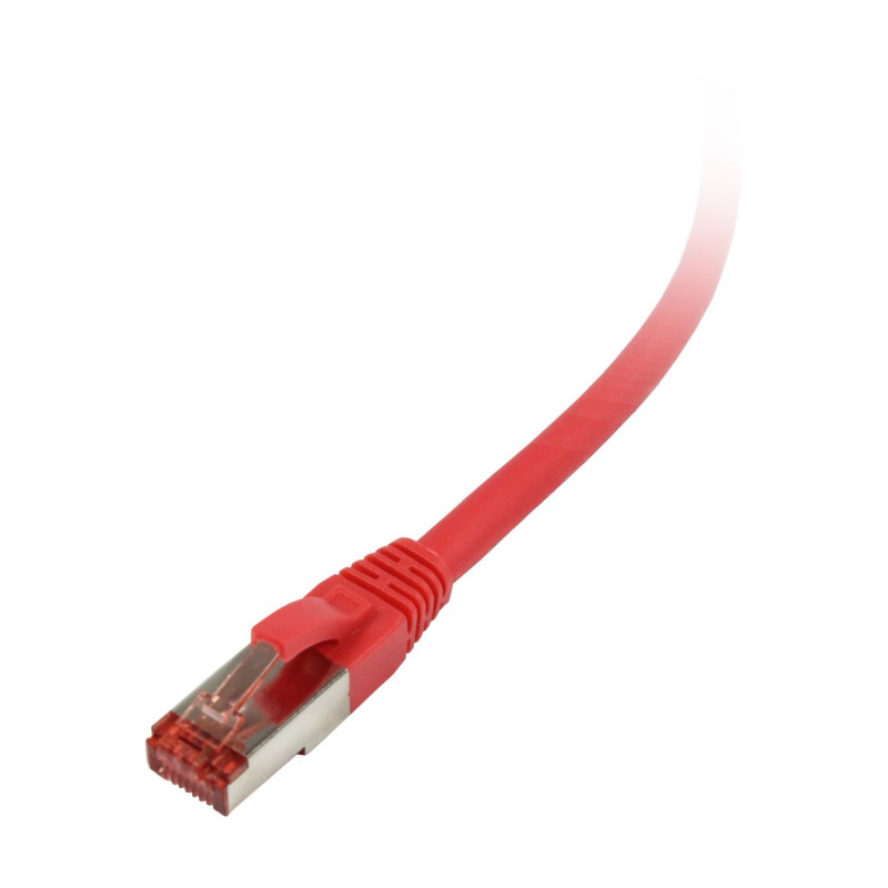 Patchkabel RJ45, CAT6 250Mhz, 0.15m rot, S-STP(S/FTP), LSZH, Synergy 21, - 136641 - 2