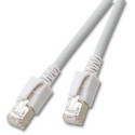 Patchkabel RJ45, CAT6A 500Mhz, 7.5m, grau S-STP(S/FTP) VC LED in den Steckern!, - 158459 - 2