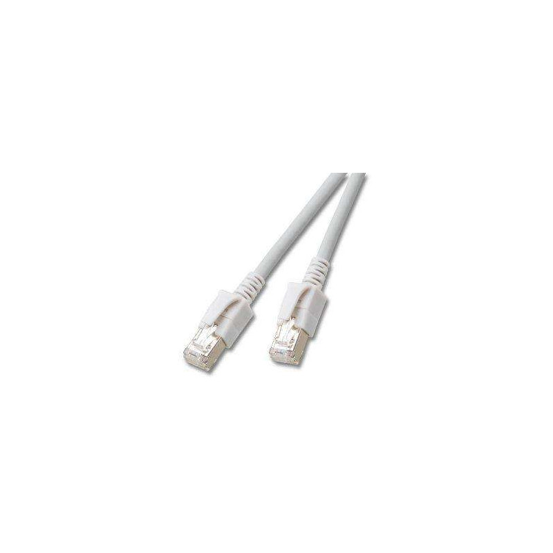 Patch cable RJ45, VC LED, CAT6A 500Mhz, 3m, white, LED in the plugs! - 167763 - 2