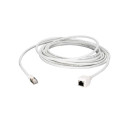 Patch cable RJ45, CAT6A 500Mhz, 10m, white, S-STP(S/FTP), AWG26, extension plug/socket - 208394 - 2