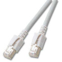 Patch cable RJ45, VC LED, CAT6A 500Mhz, 15m, white, LED in the plugs! - 232210 - 2