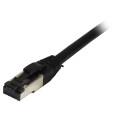 Patchkabel RJ45, CAT8.1 2000Mhz, 1.0m, schwarz, S-STP(S/FTP), TPE/LSZH(SuperFlex), AWG26, Synergy 21 - 245614 - 2