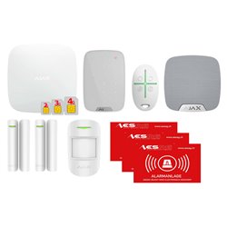 AJAX HUB 2 PLUS - Advanced Starter Pack, White