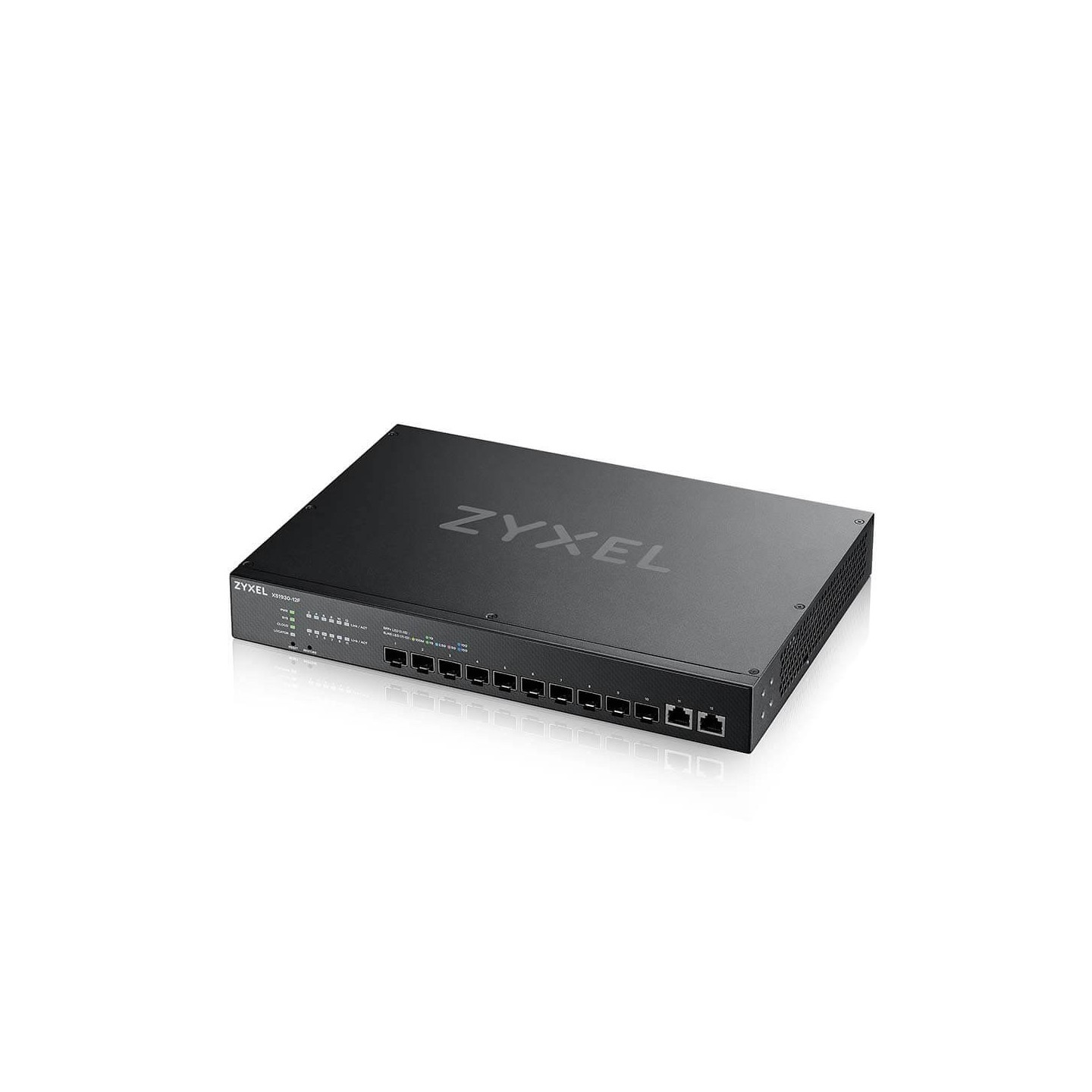 Zyxel Switch smart managed Layer2 12 Port &bull 2x 10 GbE &bull 10x SFP+ &bull 19" &bull XS1935-12 - 252978 - 1