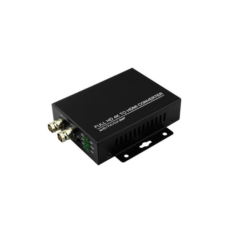 BNC Konverter zu HDMI - 1 eingan BNC - 1 HDMI-Ausgang 1080p - 1 BNC-Ausgang (Schleife mit BNC-Eingang) - Ausgabeauflösung 1080p 