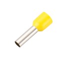 Hollow wire end ferrules for crimping - For electrical cables - Conductor cross section 6mm² / AWG 10 - Yellow - 50 units - CON-