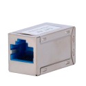 Conector - Empalme para cables UTP CAT 6A - Conector entrada RJ45 - Conector salida RJ45 - Compatible UTP categoría 6A y anterio