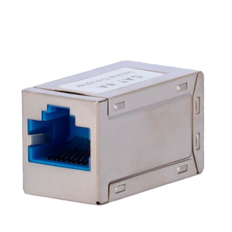 Conector - Empalme para cables UTP CAT 6A - Conector entrada RJ45 - Conector salida RJ45 - Compatible UTP categoría 6A y anterio