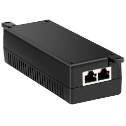 PoE-Injektor - Eingabe/Ausgabe RJ45 10/100/1000 Mbps - Leistung 30 W - Maximale Entfernung 100 m - PoE/PoE+ IEEE802.3af/at - Sta