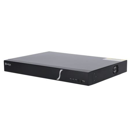 Safire Smart - NVR-Rekorder für IP-Kameras Reihe B2 - 16CH Video / Komprimierung H.265S / 2HDD - Auflösung bis zu 12Mpx / Bandbr