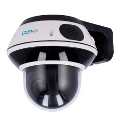 IP PTZ-Domekamera mit KI von EASY-P - 5MP | Objektiv 3.35-10.05mm - IR 15 m | Mikrofon | Lautsprecher | 4X optischer Zoom - KI d