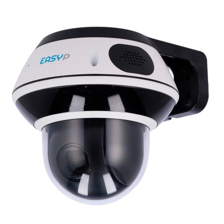 IP PTZ dome camera with AI from EASY-P - 5MP | Lens 3.35-10.05mm - IR 15 m | Microphone | Speaker | 4X optical zoom - AI d - EP-