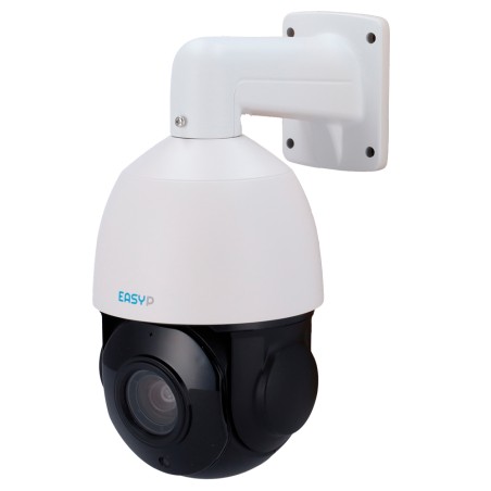 IP PTZ-Domekamera mit KI von EASY-P - 5MP | Objektiv 5.35~96.3mm - IR 80m | Mikrofon | Lautsprecher | 18X Optischer Zoom - KI du