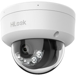 HiLook - IP-Dome-Kamera - Auflösung 8 Megapixel (3840x2160) - Linse 2.8 mm | Integriertes Mikrofon - Hybridlicht 30 m | PoE IEEE