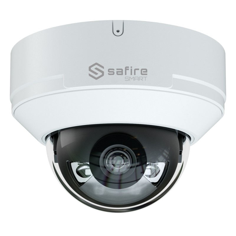 Safire Smart - Câmara Dome IP gama E1 Inteligência Artificial - Resolution 6 Megapixel (3200x1800) - Lens 2.8 mm | Audio IN | - 