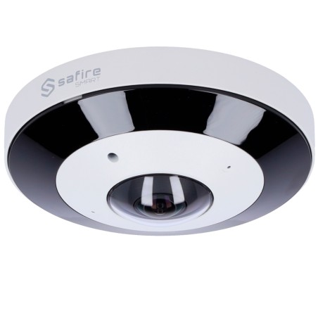 Safire Smart - Fisheye IP dome camera series I1 - Resolution 12 megapixel (4000x3000) - Lens 1.65 mm, wide angle 360º - Audio, -