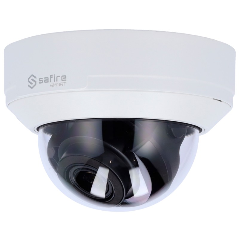 Safire Smart - Câmara Dome IP gama E1 Inteligência Artificial - Auflösung 8 Megapixel (3840x2160) - Motorisiertes Objektiv 2.8-1