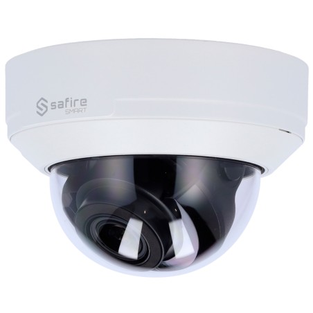 Safire Smart - Câmara Dome IP gama E1 Inteligência Artificial - Auflösung 8 Megapixel (3840x2160) - Motorisiertes Objektiv 2.8-1