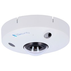 X-Security Fisheye Dome IP Camera - 8 Megapixel (3820x2480) - Lens 1.85mm 360º - IR 10m | Dewarping - IVS | Heat Mapping - XS-IP
