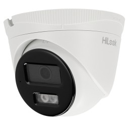 HiLook - Turret-IP-Kamera - Auflösung 8 Megapixel (3840x2160) - Linse 2.8 mm | Integriertes Mikrofon - Hybridlicht 30 m | PoE IE