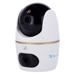 X-Security IP dual Wi-Fi - Double lens (Panorama 5Mpx + PT 5Mpx)) - PT Lens 3.6 mm | Panorama Lens 3.6 mm - Double Lens 3 - XS-I