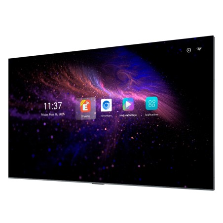 Monitor 115" 4K - Free screen sharing app - Process 16/7 - Wall mount included - Android 14 - Audio with a - SF-115X80 - 1