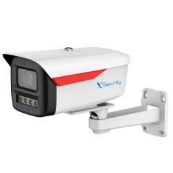 X-Security IP Bullet Camera with Wizcolor mount - 4 Megapixel (2688x1520) | Sensor 1/1.8" F1.0 - Lens 3.6mm / White LED 50m - XS