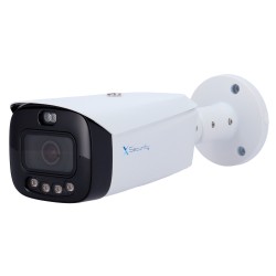 Cámara Bullet IP 4 Megapixel Wizcolor - 1/1.8” Progressive Scan CMOS - Lente 2.8 mm | IR+Luz Blanca 50 m - WIZCOLOR, imagen a co