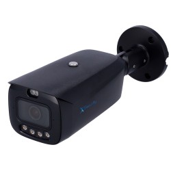 Cámara Bullet IP 4 Megapixel Wizcolor - 1/1.8” Progressive Scan CMOS - Lente 2.8 mm | IR+Luz Blanca 50 m - WDR | Micrófono integ