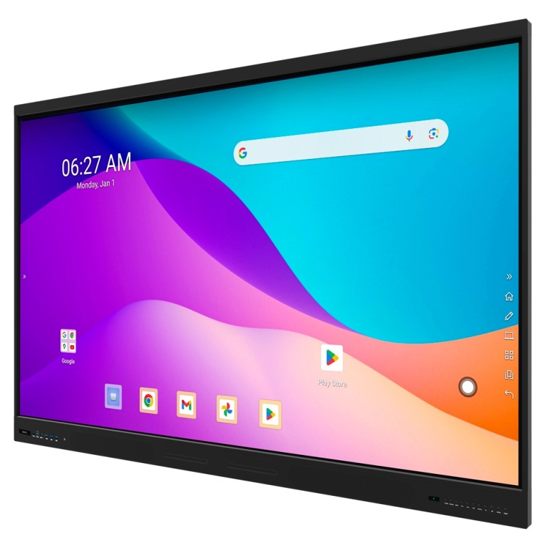 Interaktiver Monitor 75" - Auflösung 4K - Android 13 - EDLA-Zertifizierung - 8 GB RAM und 128 GB ROM - IB-TE-YL-75E2-V3 - 1
