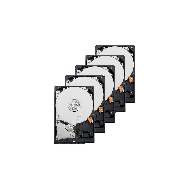 Western Digital Festplatten-Pack - 10 Einheiten - Kapazität 8 TB - SATA-Schnittstelle mit bis zu 215 MB/s - Modell WD85PURZ - Sp