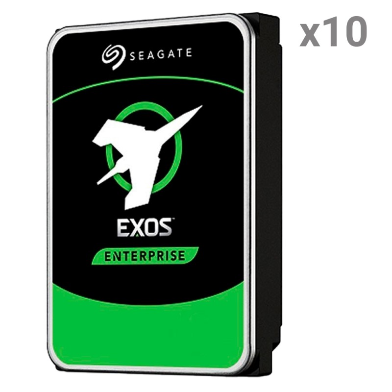 Seagate Festplatte - 10 Einheiten | Kapazität 8 TB jeweils - SATA III-Schnittstelle 6 Gb/s - Modell ST8000NM017B - Konzipiert fü